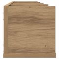 vidaXL Nástenná polica na CD dub artisan 100x18x18 cm kompozitné drevo