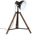 vidaXL Podlahová lampa 25 W čierna 75x75x90-150 cm E27