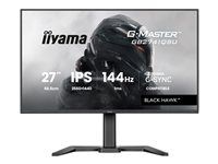 iiyama G-MASTER Black Hawk GB2741QSU-B1 - LED monitor - hranie hier - 27" - 2560 x 1440 @ 144 Hz - IPS - 350 cd/m² - 1500:1 - 1 ms - HDMI, DisplayPort - reproduktory - čierna, matná
