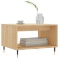 vidaXL Konferenčný stolík dub sonoma 60x50x40 cm kompozitné drevo