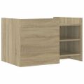vidaXL Konferenčný stolík dub sonoma 80x50x50 cm kompozitné drevo