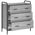 vidaXL Servírovacia skriňa Sivý Sonoma 97 x 33 x 81 cm