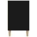vidaXL Botník čierny 102x36x60 cm spracované drevo