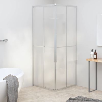 vidaXL Sprchovací kút matný ESG 80x80x180 cm