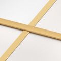 vidaXL Posuvné dvere zlaté 90x205 cm matné ESG sklo a hliník