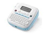 Nástroj na tvorbu vlastných obalov na disky - Č/B - priamy termálny - šírka 12 mm - 180 dpi - až 12 mm/s - Bluetooth LE - rezačka - vertikálna potlač, zrkadlová tlač, náhľad tlače, tlač 2 riadkov - biela, modrá