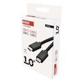 Kábel USB-C 3.1 / USB-C 3.1, EMOS SM7022BL | 1m | 10GBps