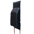 vidaXL Skladovacie vrece s úložiskom Čierna a modrá 140 x 43 cm oxford