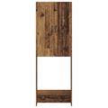 vidaXL Toaletná skriňa HOORN Staré drevo 66 x 25,5 x 190 cm