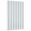 vidaXL Strešné panely 36 ks pozinkovaná oceľ hnedé 60x36 cm