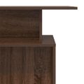 vidaXL Recepčný stôl hnedý dub 100x40x104 cm kompozitné drevo