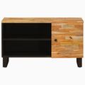 vidaXL TV skrinka Hnedá 80 x 33 x 46 cm Masívne mango drevo