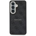 Puzdro Guess 4G Embossed Ring MagSafe pre Samsung Galaxy S26 Plus čierne