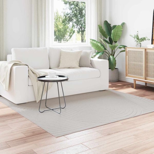 vidaXL Kusové koberce Štvorcový PALMERAS Krémová 200 x 200 cm