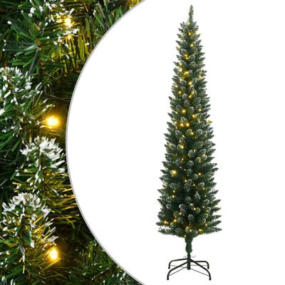vidaXL Umelý vianočný stromček s 300 LED 180 cm