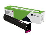 Purpurová - originálna - puzdro - kazeta s farbivom LRP, LCCP - pre Lexmark XC9635, XC9645, XC9655