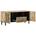 vidaXL TV skrinka 105x33x46 cm masívne mangovníkové drevo