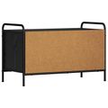 vidaXL TV skrinka 140 x 39,5 x 50 cm Čierny dub Kompozitné drevo