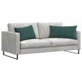 vidaXL Vankúše na pohovku 2 pcs Tmavozelená 80 x 40 cm
