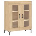 vidaXL Vysoká skrinka dub sonoma 69,5x34x180 cm spracované drevo
