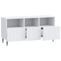 vidaXL TV skrinka Biela 102 x 34,5 x 50 cm Kompozitné drevo