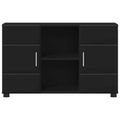 vidaXL Servírovacia skriňa FLORIN 88,5 x 30,5 x 55,5 cm Čierna