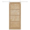 vidaXL Posuvné dvere ORKDAL 86 x 198,5 cm Borovicový masív