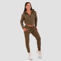 Dámske tepláky TRN olive - GymBeam, veľkosť XXL, veľkosť oblečenia XXL