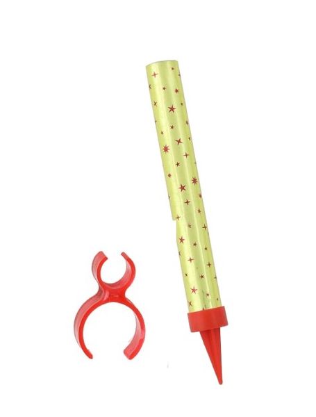 Fontána párty zlatá s držiakom na fľašu 35 sek 12cm