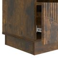 vidaXL TV skrinka Dymový dub 102 x 34,5 x 47 cm Kompozitné drevo