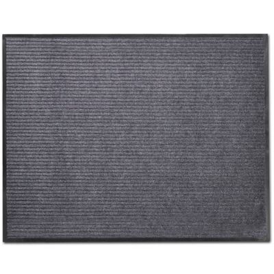 vidaXL Rohož pred dvere, sivá 90 x 150 cm, PVC