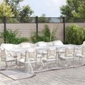 vidaXL Priehľadná plachta s okami 5x8 m Polyetylén