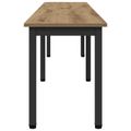 vidaXL lavička Remeselnícky dub 200 x 35 x 45 cm Kompozitné drevo