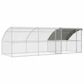 vidaXL Klietka pre sliepky 3 ks Strieborná 600 x 200 x 200 cm