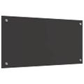 vidaXL Kuchynský obklad 2 ks Tmavo šedá 80 x 40 cm tvrdené sklo