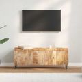 vidaXL TV skrinka 110x30x40 cm masívne mangovníkové drevo
