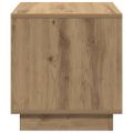 vidaXL Konferenčný stolík dub artisan 40x40x43 cm kompozitné drevo