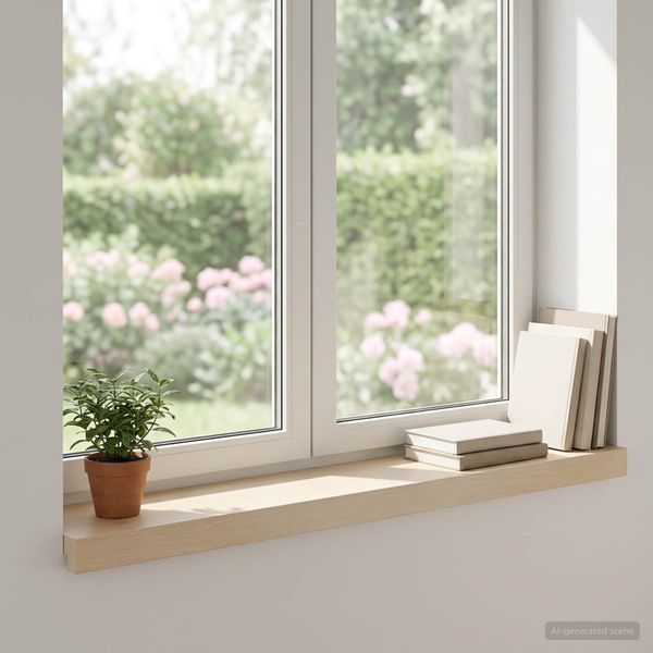 vidaXL Parapety 2 ks Biela 90 x 15 x 2 cm Masívne dubové drevo