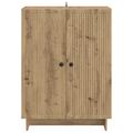 vidaXL Servírovacia skriňa Dub artisan 66 x 34,5 x 90 cm