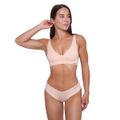 Bezšvové nohavičky Classic 3Pack Beige - GymBeam