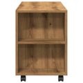 vidaXL TV skrinka kolieska dub artisan 102x34,5x43cm kompozitné drevo