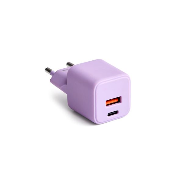 Sieťová nabíjačka COLORUM USB-A + USB-C PD 30W CLS30-AC-09 xLavenda