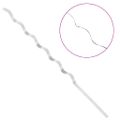 vidaXL Podpora rastlín 5 ks Strieborná 150 x 0,6 x 0,6 cm Oceľ