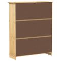 vidaXL Botník Corona 99x32x124,5 cm borovicový masív