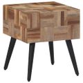 vidaXL Príručný stolík 40x40x45 cm recyklovaný tíkový masív