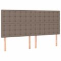 vidaXL Posteľný rám boxspring s matracom sivohned 160x200 cm látka