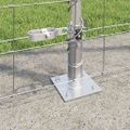 vidaXL Zvarené drôtené pletivo s betónovým základom 50 x 1,5 m
