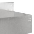 vidaXL Obrubník trávnika 10 ks 100 x 10 x 8 cm Oceľ Strieborná