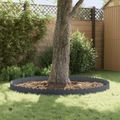 vidaXL Obrubník trávnika 10 ks 103 x 20 cm Oceľ Antracitová