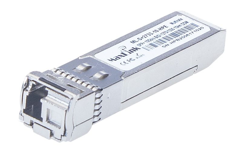 MaxLink 10G SFP+ optický modul HP, WDM(BiDi), SM, Tx 1270/Rx1330nm, 10km, 1x LC konektor, DDM, HPE